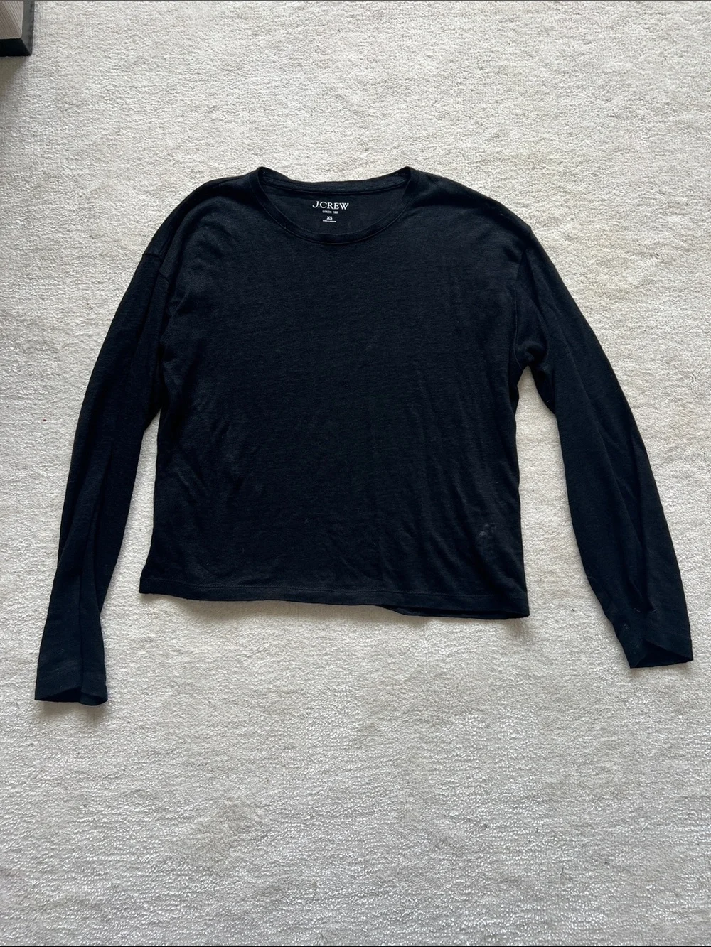 J. Crew relaxed linen long-sleeve T-shirt